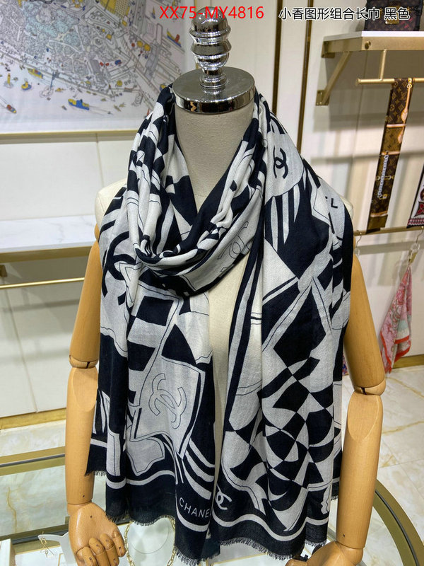 Scarf-Chanel buy cheap replica ID: MY4816 $: 75USD