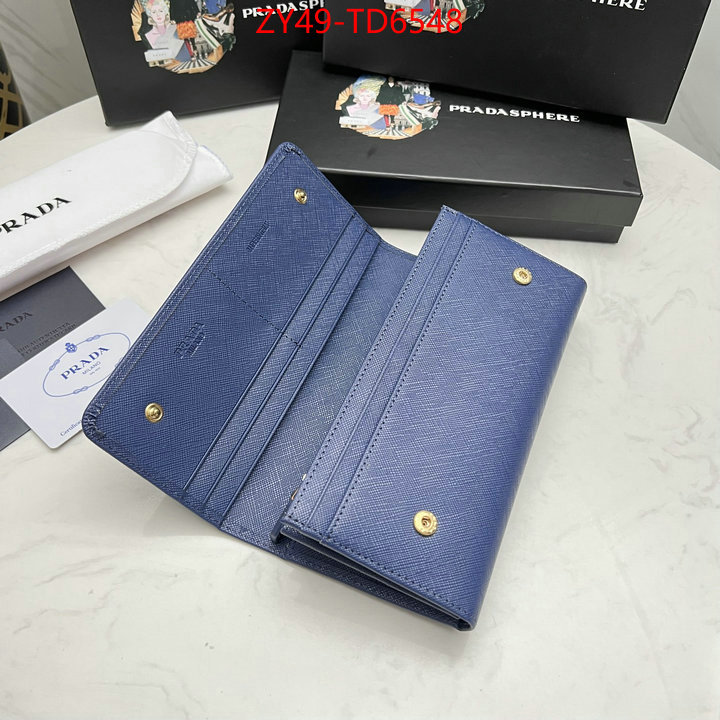 Prada Bags (4A)-Wallet replica 2023 perfect luxury ID: TD6548 $: 49USD