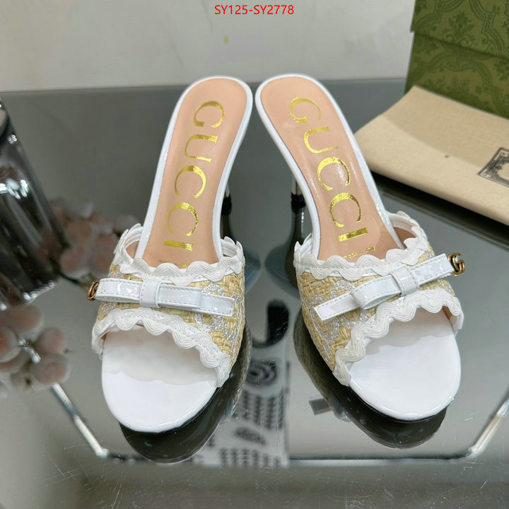 Women Shoes-Gucci replica 2023 perfect luxury ID: SY2778 $: 125USD