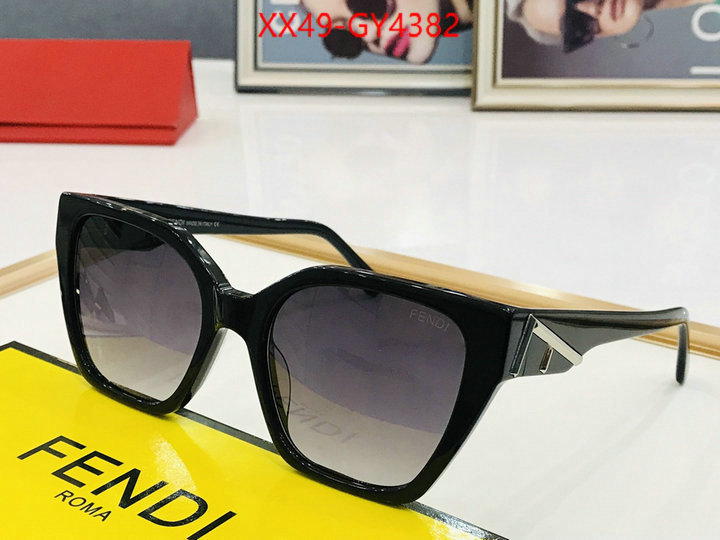 Glasses-Fendi brand designer replica ID: GY4382 $: 49USD