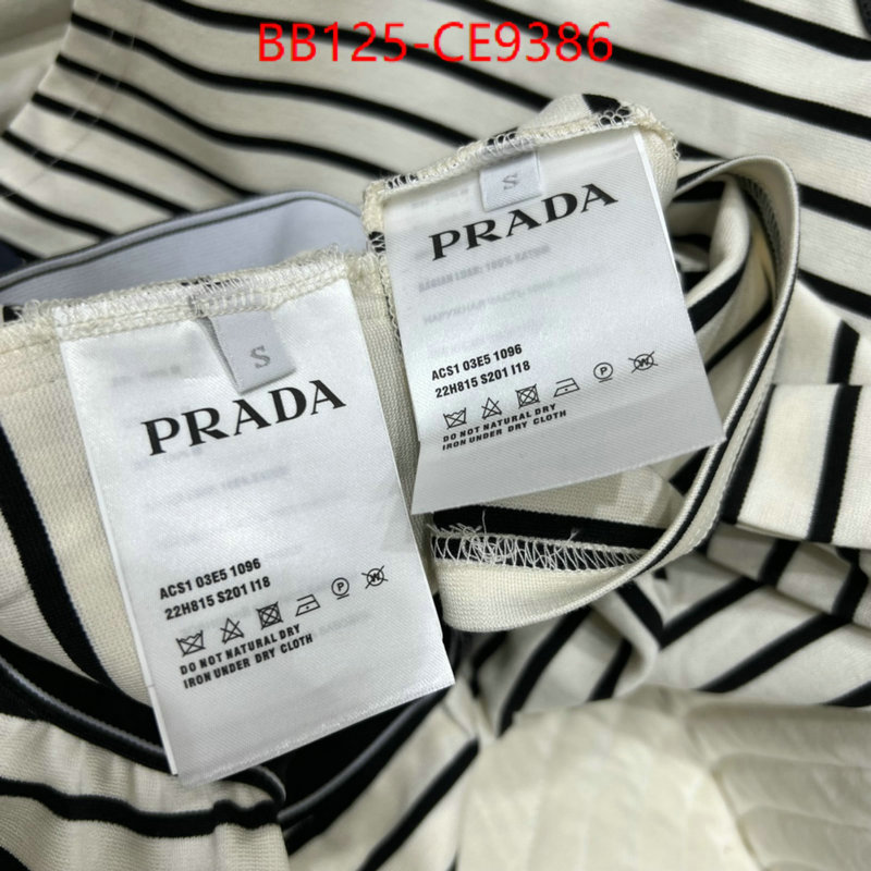 Clothing-Prada 1:1 clone ID: CE9386 $: 125USD