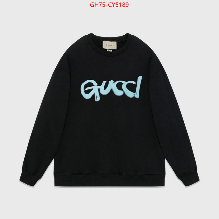 Clothing-Gucci high quality designer replica ID: CY5189 $: 75USD