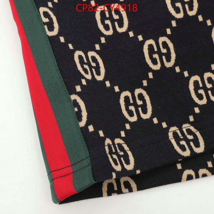 Clothing-Gucci 2023 luxury replicas ID: CY4918 $: 82USD