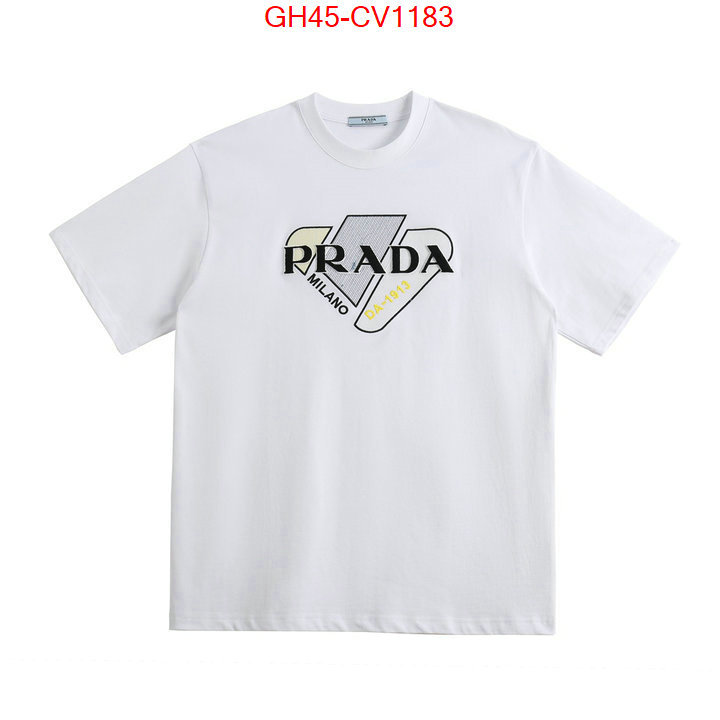 Clothing-Prada where can you buy a replica ID: CV1183 $: 45USD