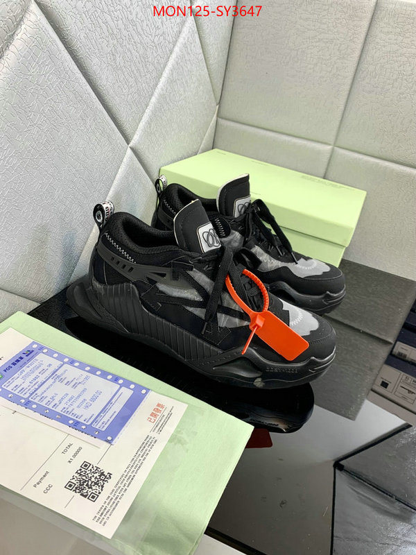 Women Shoes-Offwhite exclusive cheap ID: SY3647 $: 125USD