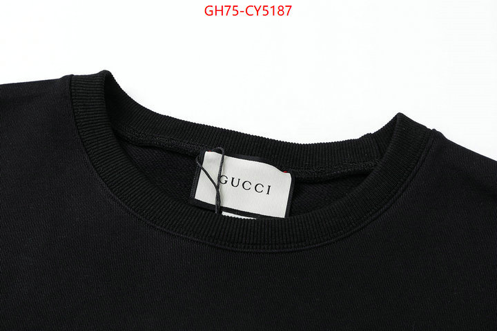 Clothing-Gucci aaaaa customize ID: CY5187 $: 75USD