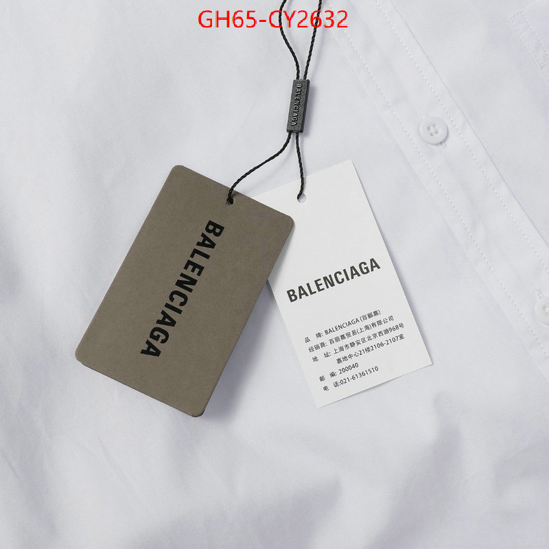 Clothing-Balenciaga buy cheap ID: CY2632 $: 65USD