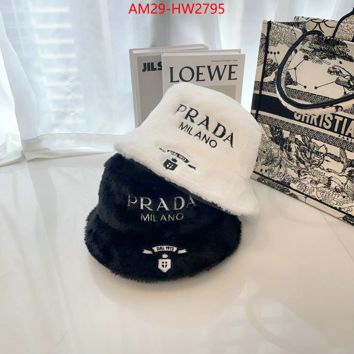 Cap (Hat)-Prada the best quality replica ID: HW2795 $: 29USD