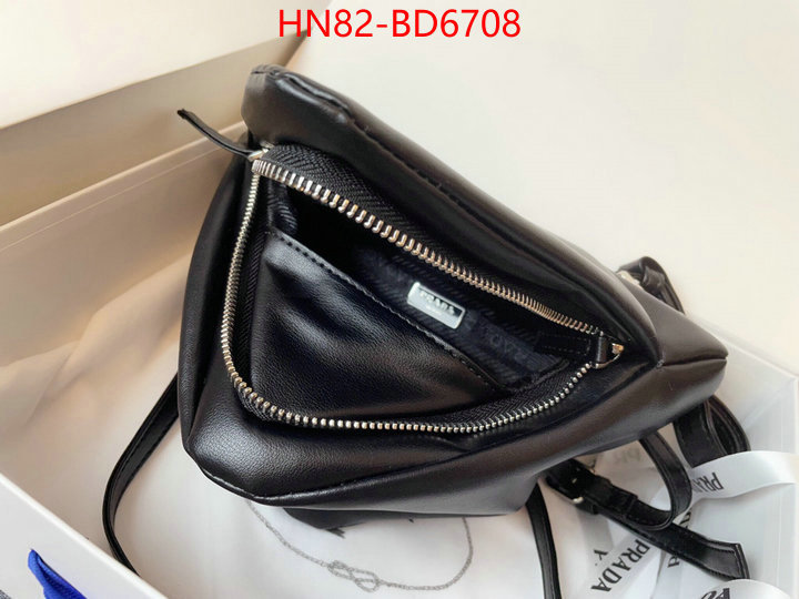 Prada Bags (4A)-Triangle what is a counter quality ID: BD6708 $: 82USD