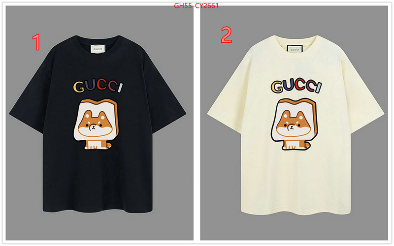 Clothing-Gucci can you buy knockoff ID: CY2661 $: 55USD