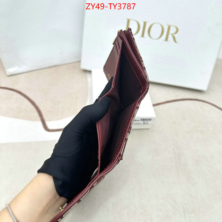 Dior Bags(4A)-Wallet- high quality replica ID: TY3787 $: 49USD