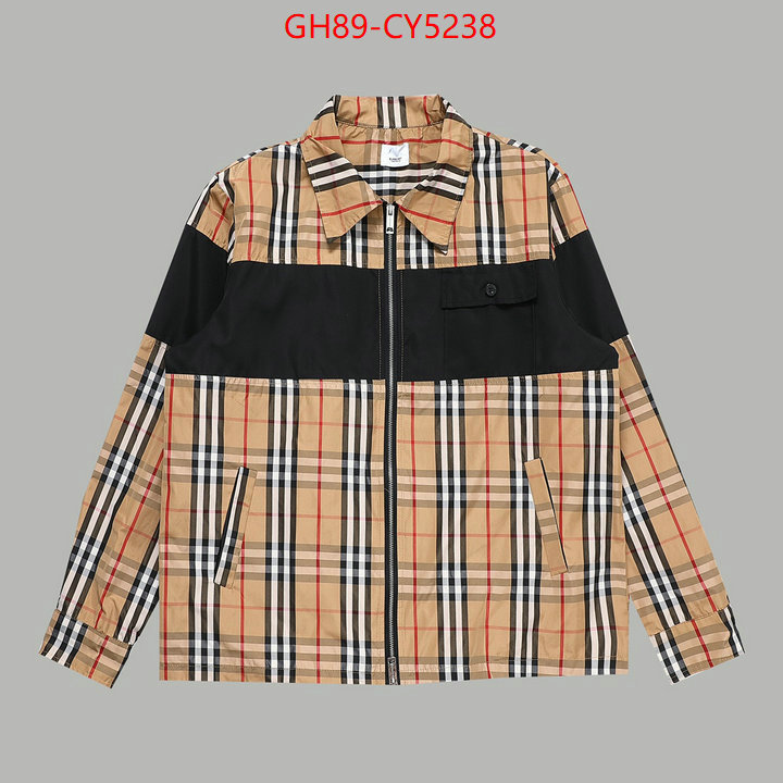 Clothing-Burberry top quality fake ID: CY5238 $: 89USD