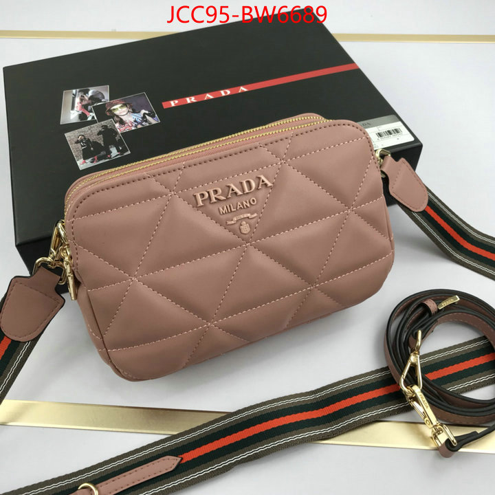 Prada Bags (4A)-Diagonal- wholesale replica shop ID: BW6689 $: 95USD