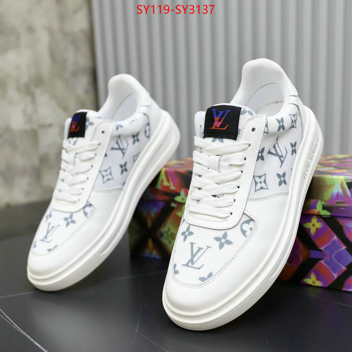 Men Shoes-LV buy the best high quality replica ID: SY3137 $: 119USD