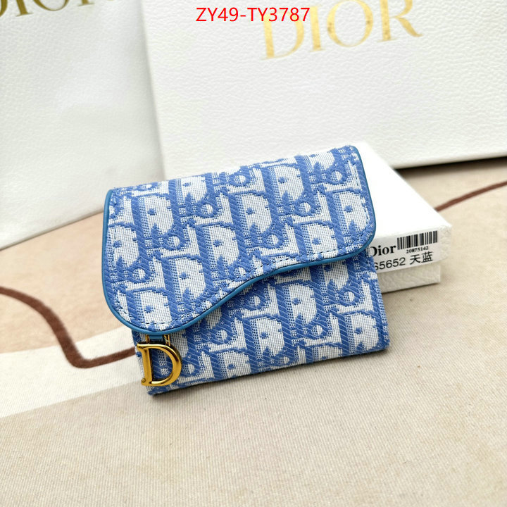 Dior Bags(4A)-Wallet- high quality replica ID: TY3787 $: 49USD