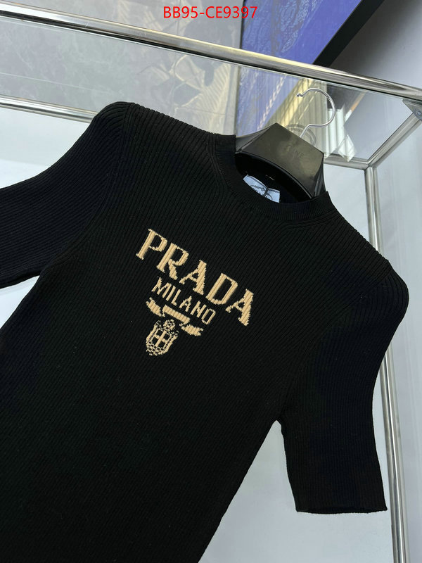 Clothing-Prada how to buy replica shop ID: CE9397 $: 95USD