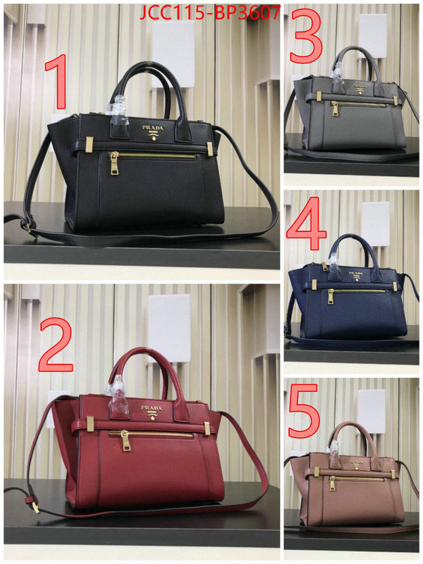 Prada Bags (4A)-Handbag- shop now ID: BP3607 $: 115USD