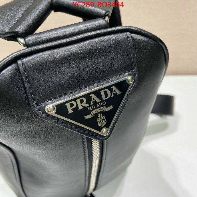Prada Bags (TOP)-Backpack- where should i buy replica ID: BO3404 $: 289USD