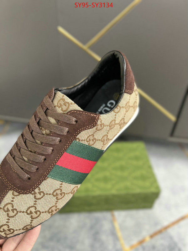 Men Shoes-Gucci what is aaaaa quality ID: SY3134 $: 95USD