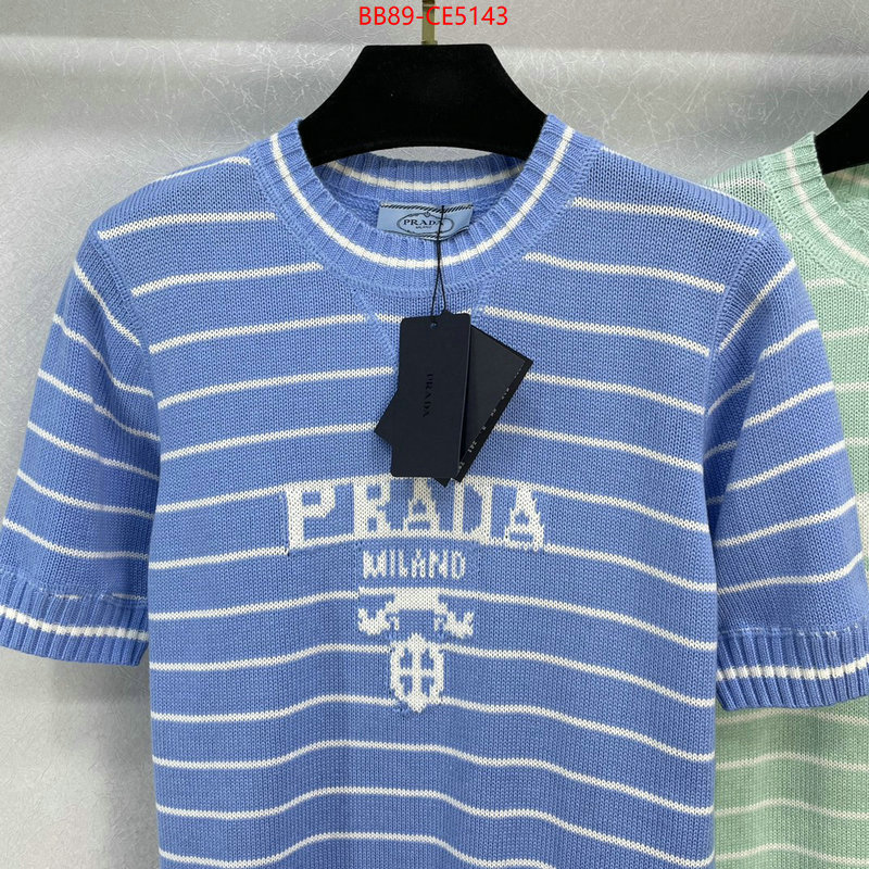 Clothing-Prada shop cheap high quality 1:1 replica ID: CE5143 $: 89USD