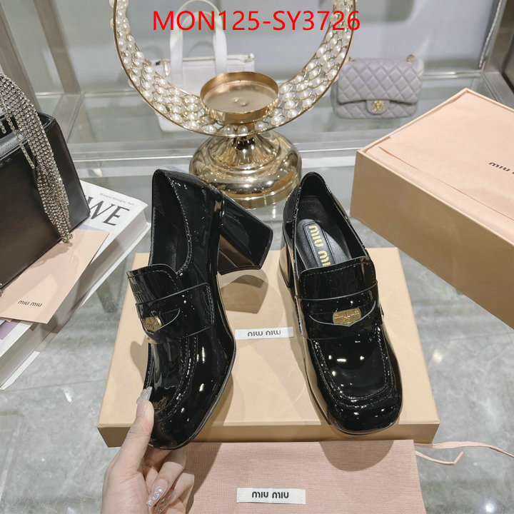 Women Shoes-Miu Miu high ID: SY3726 $: 125USD