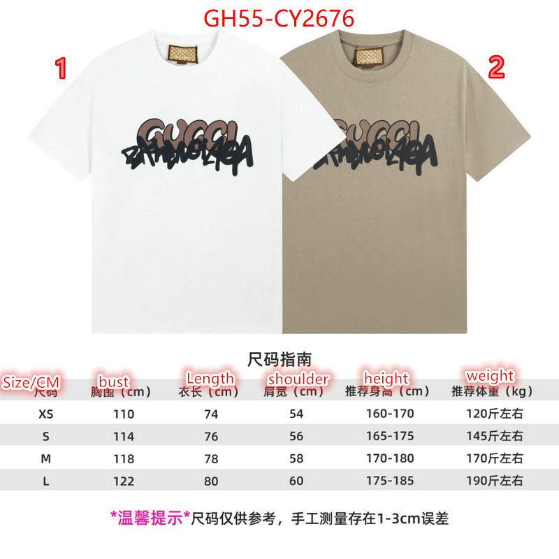 Clothing-Gucci where can you buy replica ID: CY2676 $: 55USD