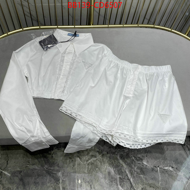 Clothing-Prada exclusive cheap ID: CD6507 $: 139USD