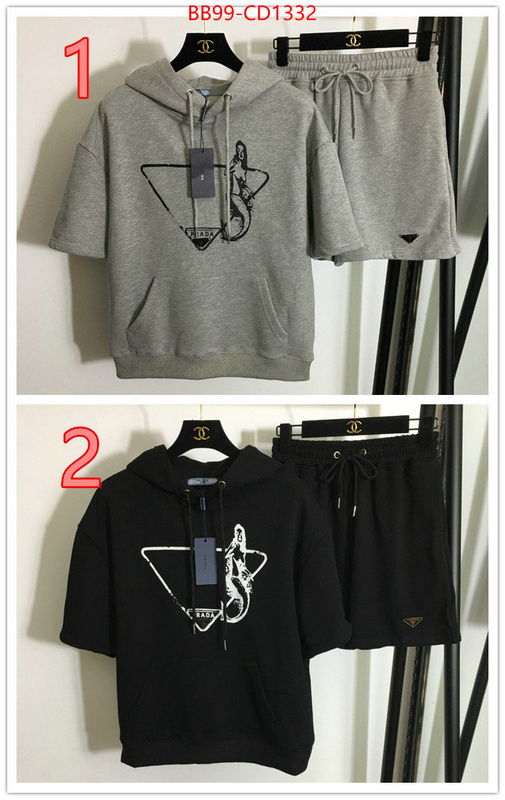 Clothing-Prada aaaaa+ quality replica ID: CD1332 $: 99USD