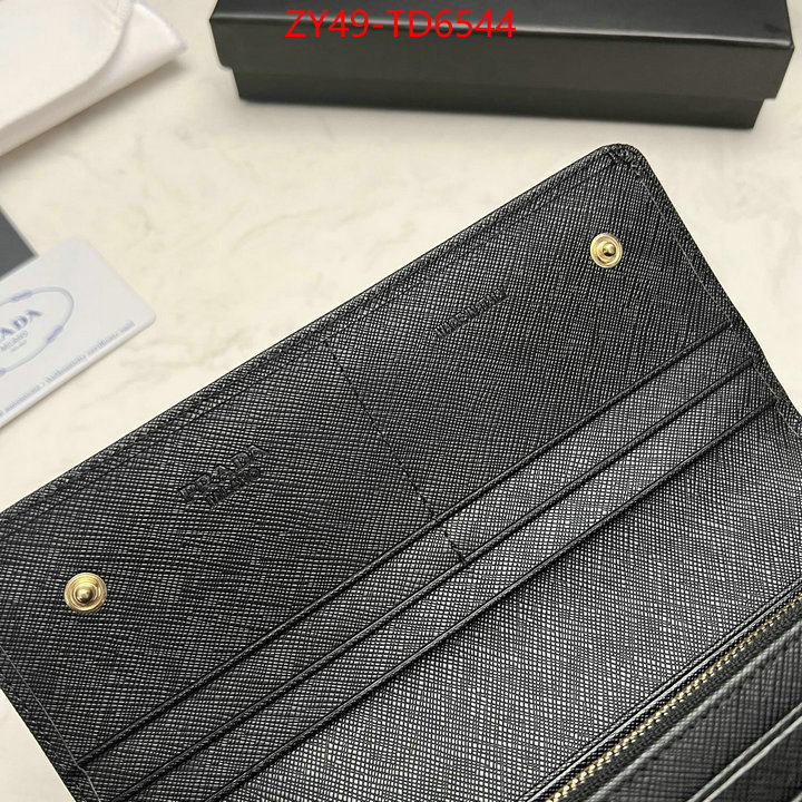 Prada Bags (4A)-Wallet replica best ID: TD6544 $: 49USD