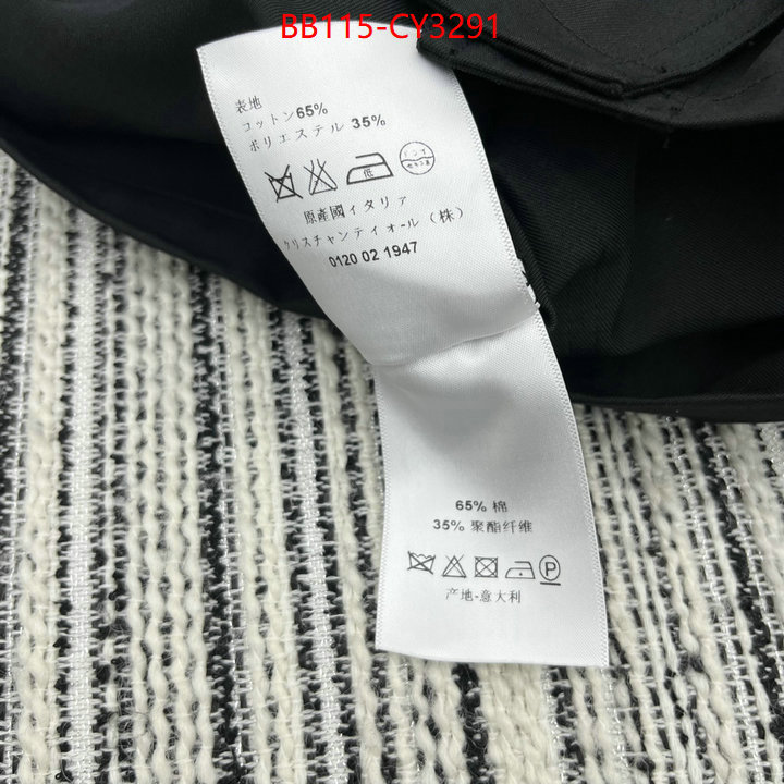 Clothing-Dior cheap high quality replica ID: CY3291 $: 115USD