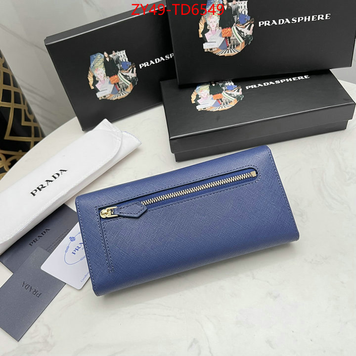 Prada Bags (4A)-Wallet best fake ID: TD6549 $: 49USD