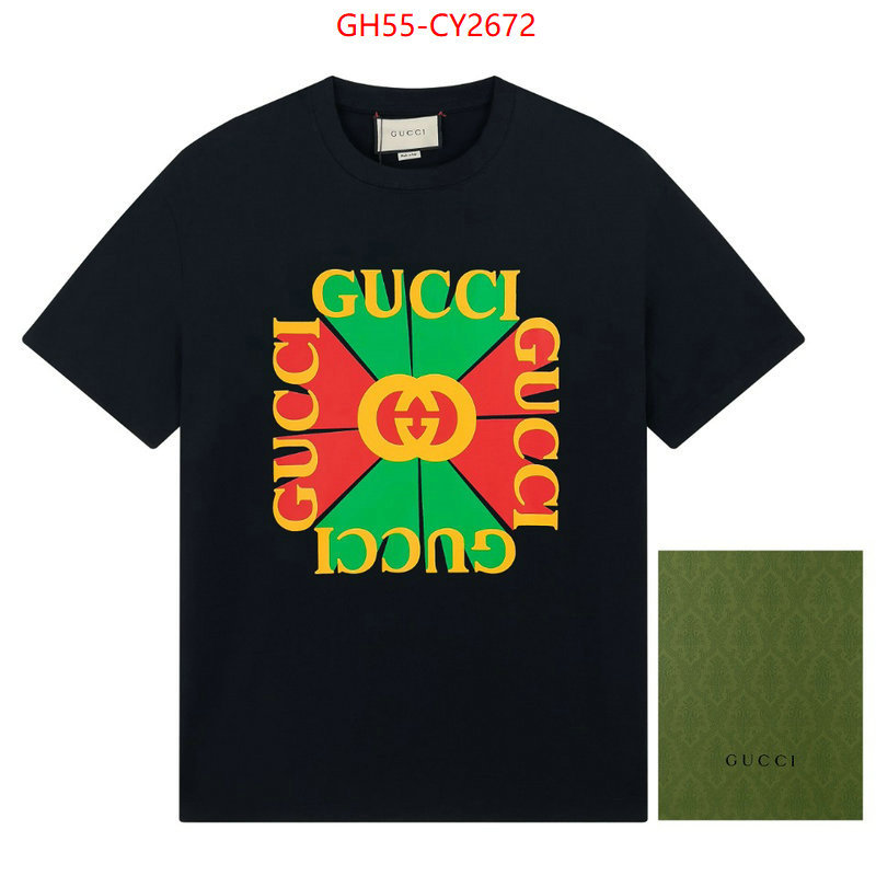 Clothing-Gucci luxury fake ID: CY2672 $: 55USD