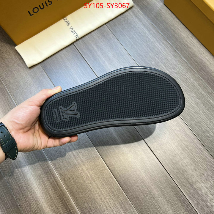 Men Shoes-LV is it illegal to buy dupe ID: SY3067 $: 105USD