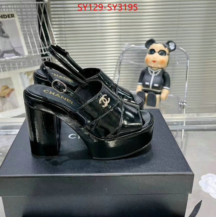Women Shoes-Chanel high quality happy copy ID: SY3195 $: 129USD