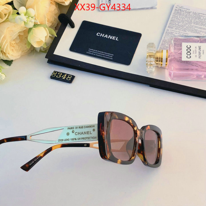 Glasses-Chanel 2023 replica wholesale cheap sales online ID: GY4334 $: 39USD