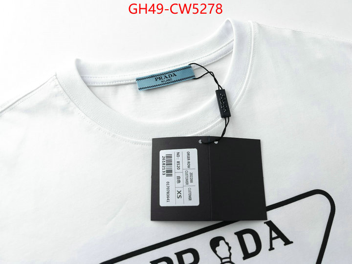 Clothing-Prada mirror quality ID: CW5278 $: 49USD