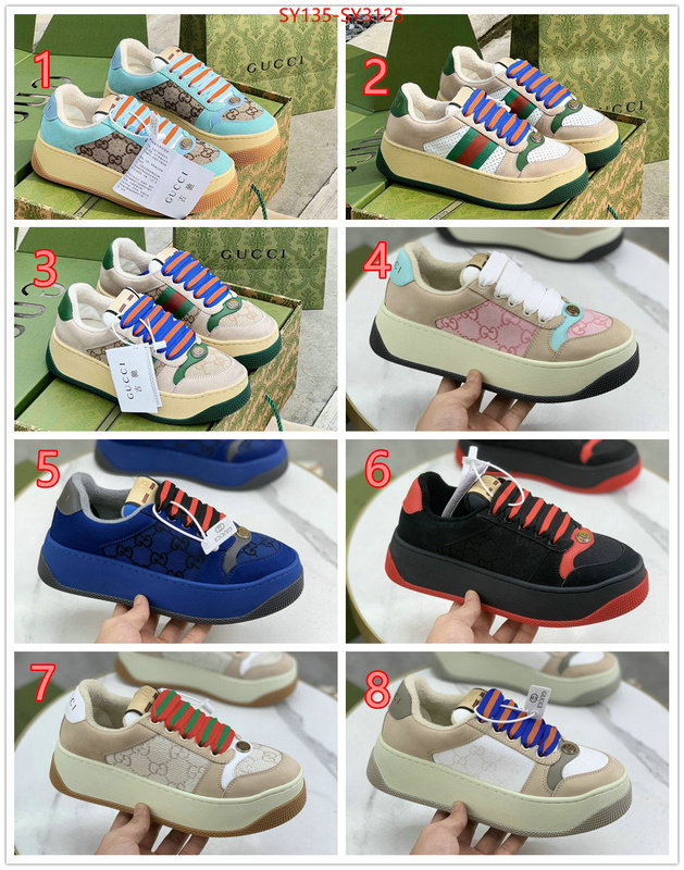 Men Shoes-Gucci new designer replica ID: SY3125 $: 135USD