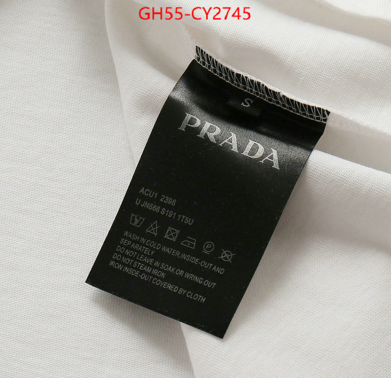 Clothing-Prada where to buy the best replica ID: CY2745 $: 55USD