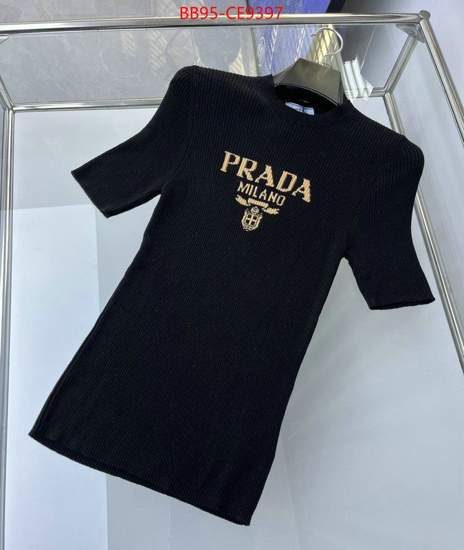 Clothing-Prada how to buy replica shop ID: CE9397 $: 95USD