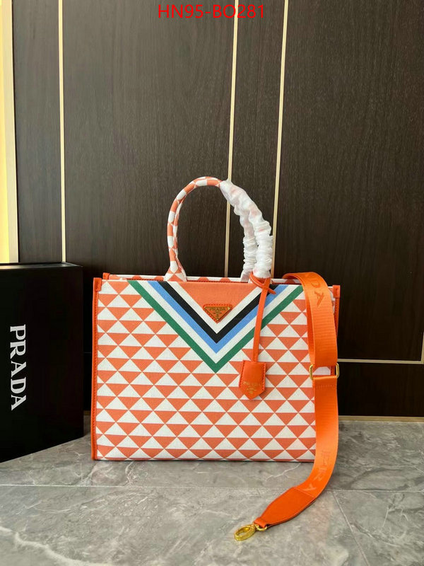 Prada Bags (4A)-Handbag- high quality perfect ID: BO281 $: 95USD