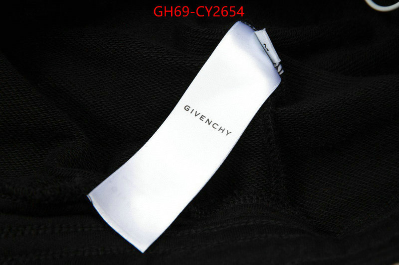 Clothing-Givenchy 2023 perfect replica designer ID: CY2654 $: 69USD