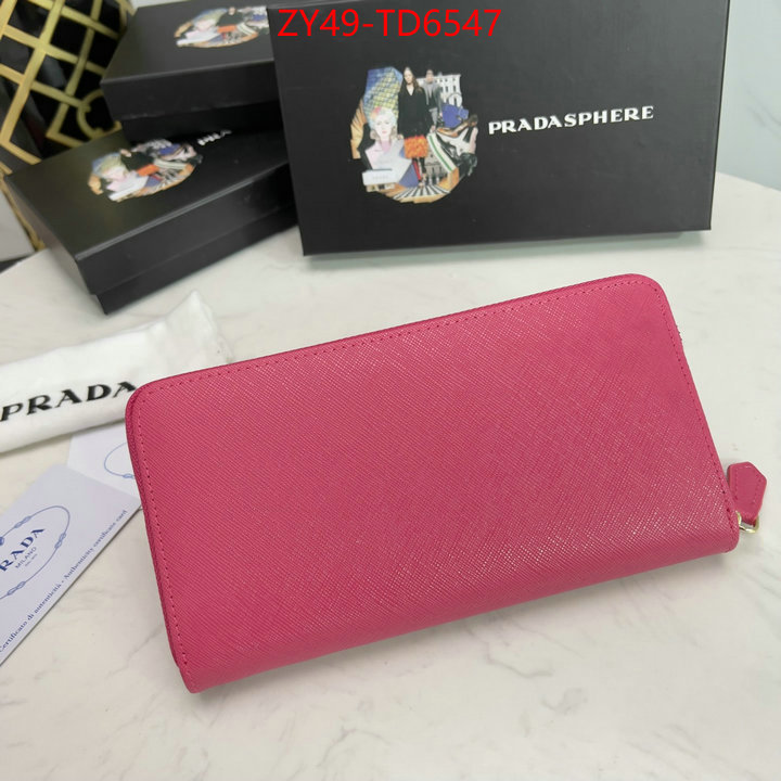 Prada Bags (4A)-Wallet aaaaa replica ID: TD6547 $: 49USD