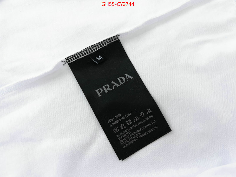 Clothing-Prada shop designer replica ID: CY2744 $: 55USD