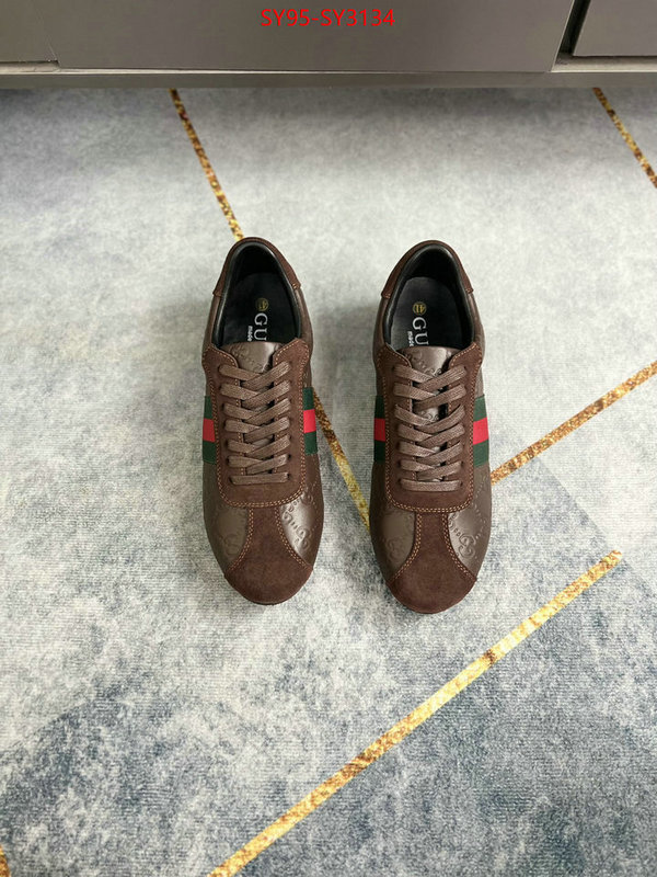 Men Shoes-Gucci what is aaaaa quality ID: SY3134 $: 95USD