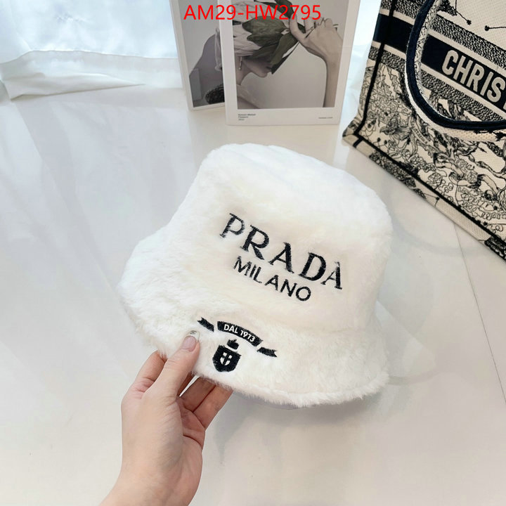 Cap (Hat)-Prada the best quality replica ID: HW2795 $: 29USD