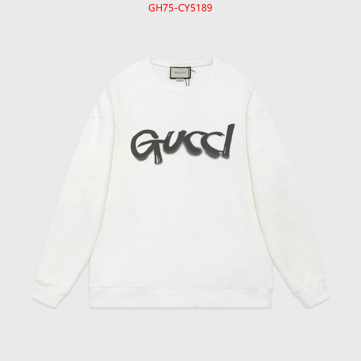 Clothing-Gucci high quality designer replica ID: CY5189 $: 75USD