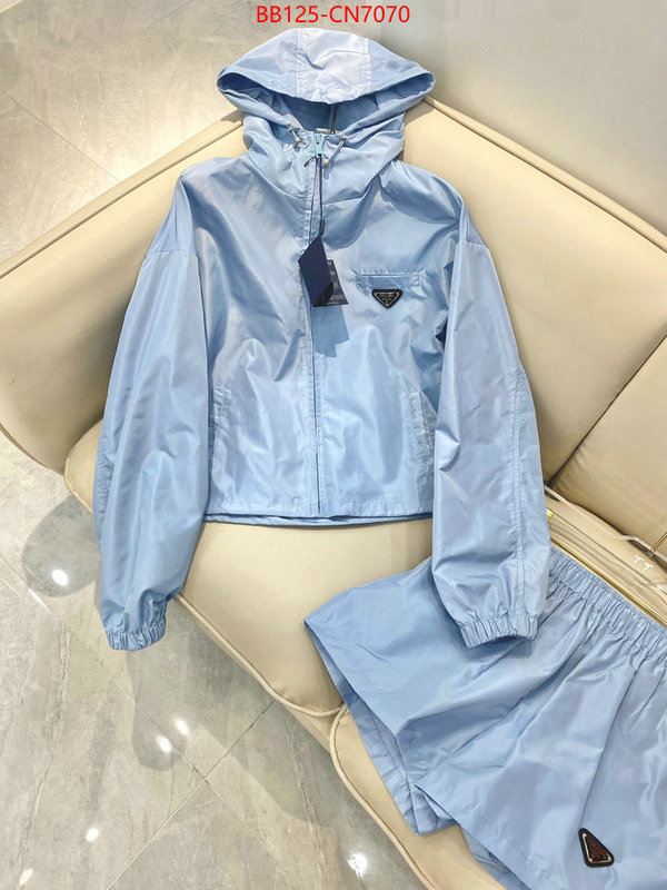 Clothing-Prada shop designer ID: CN7070 $: 125USD