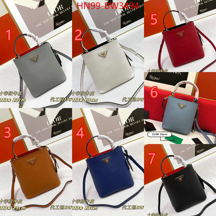 Prada Bags (4A)-Diagonal- where could you find a great quality designer ID: BW3494 $: 99USD