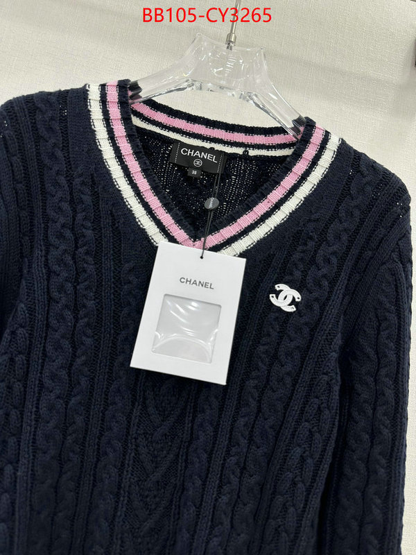 Clothing-Chanel where to buy fakes ID: CY3265 $: 105USD