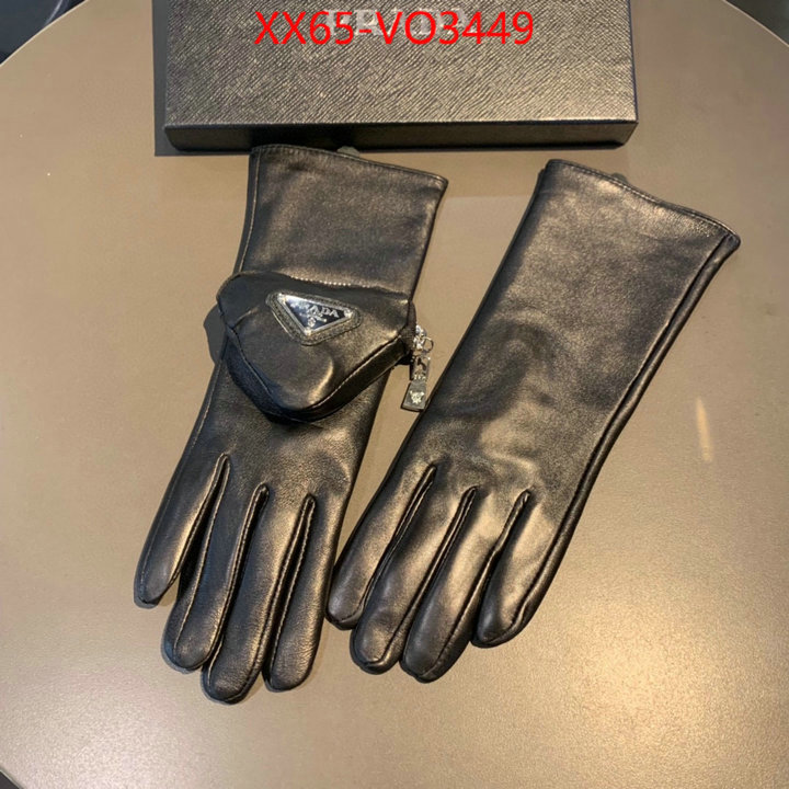 Gloves-Prada best quality designer ID: VO3449 $: 65USD